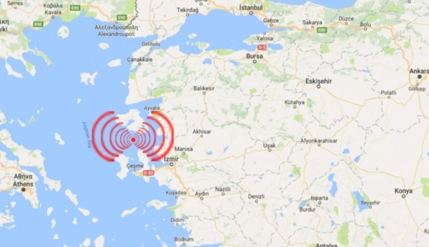 Землетрясение магнитудой 5,1 в Эгейском море