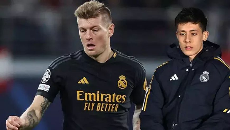 Даже Тони Кроос (Toni Kroos) занервничал! Сообщение для Арды Гюлера (Arda Güler)