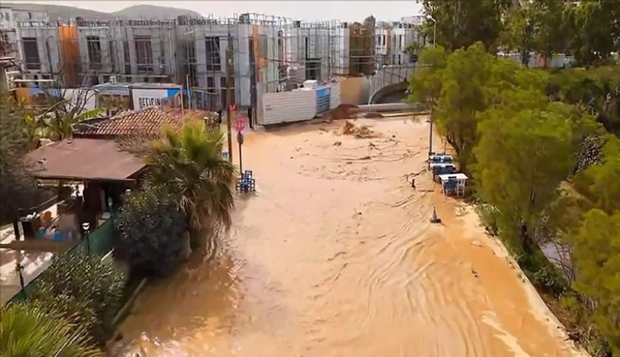 В Бодруме снова взорвалась линия электропередачи питьевой воды