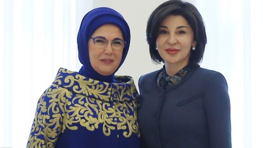 Первая леди Турции встретилась с супругой президента Узбекистана