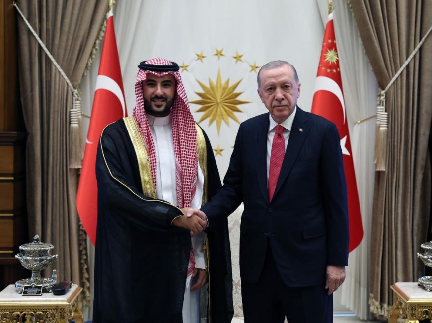Президент Эрдоган принял министра обороны Саудовской Аравии
