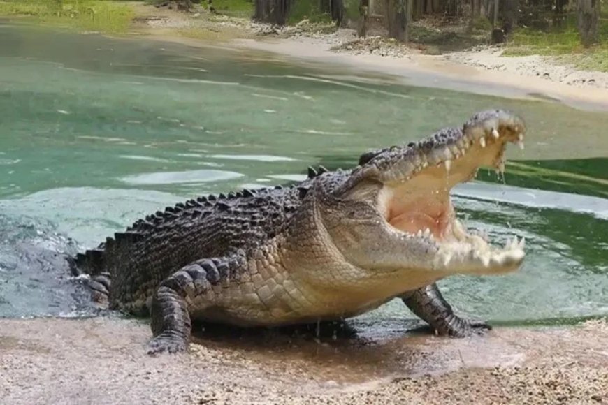 12-летнюю девочку съел морской крокодил